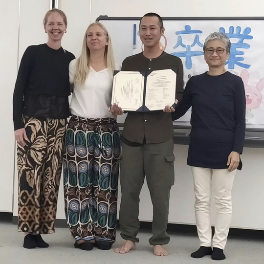 シェルハブメソッド国際認定指導者資格証書授与